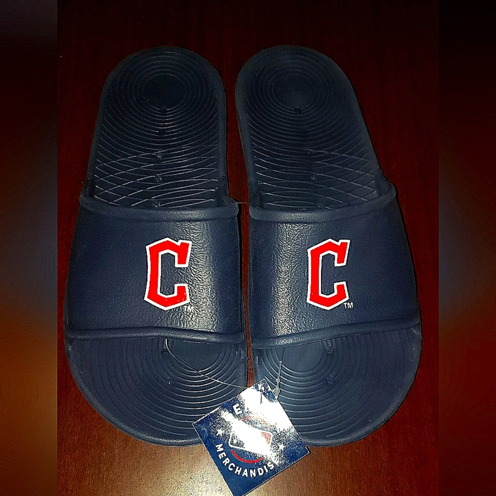 Cleveland Guardians Slide On Sandals FREE SHIPPING